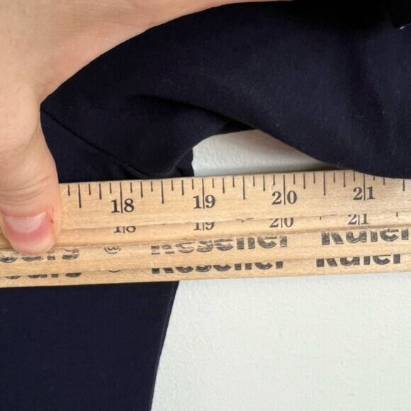 Vintage Onze Montreal Women’s Medium Navy Blue Short Sleeve Mini Dress Zipper - Picture 7 of 13